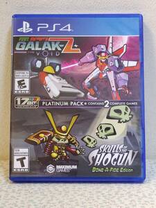 美品】PS4 Galak-Z: The Void / Skulls of the Shogun Bone-A Fide Platinum Pack 輸入版 360°STG SLG シューティング シミュレーション