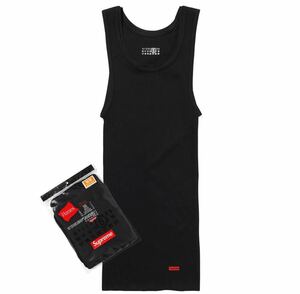 【 Black L 】 Supreme MM6 Maison Margiela Hanes Tagless Tank