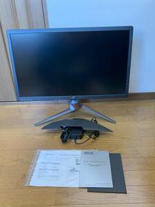 【動作難あり】ASUS 27インチ ROG SWIFT PG27UQ(4K/量子ドットIPS/HDR10/4ms/144Hz/G-SYNC/直下型LED/Aura Sync/HDMI/DP)