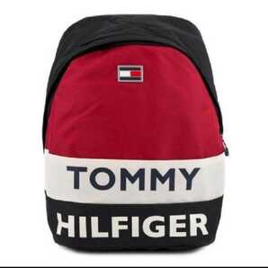 TOMMY HILFIGER トミーヒルフィガー/リュックサック/ACE/黒×白の画像1