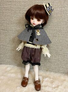 JANAYA ハンドメイド　BJD 1/6サイズドール 服　紳士洋服4点セット