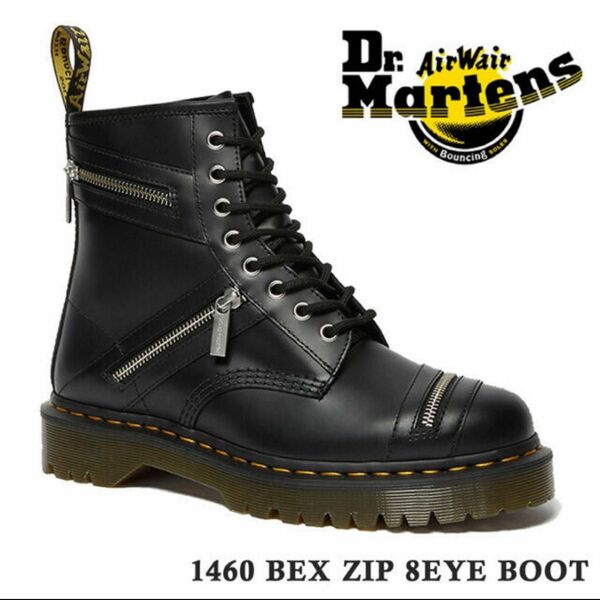 Dr.Martens 1460 BEX ZIP UK4 厚底 8ホール