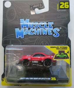 ☆maisto　MUSCLE MACHINES LB SKYLINE GT-R R34 マッスルマシーン　R34スカイラインGTR