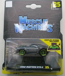 ☆maisto　MUSCLE MACHINES 25 FORD MUSTANG RTR-X　フォード　マスタング