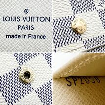 LOUIS VUITTON ルイヴィトン ダミエ アズール ポルトモネ ビエ カルトクレディ エリーズ コンパクト 財布 N61733_画像10