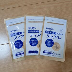 キューピー ディアレ サプリメント 7日用14粒 3個21日分花粉 鼻グズ対策に サプリ GABA 酢酸菌 花粉 ホコリ