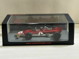 スパーク 1/43 ロータス 63 プラクティス 63-02 オランダGP 1968