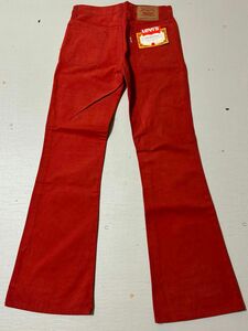 Levi's 609 BELL BOTTOMS BIG E Dead Stock