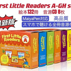 最新版　first little readers A-GHセット　マイヤペン対応 英語絵本 ファーストリートルリーダーズ　CD付