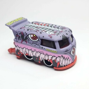 1%er Die-cast Skunk custom / KOOL KOMBI Custom Monster design PURPLE version / hotwheels ホットウィール