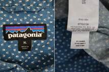 Patagonia パタゴニア メンズ・バック・ステップ・シャツ(メンズ XL)ブルー 総柄_画像7