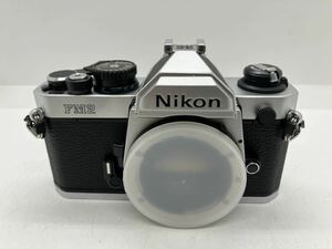 安a◇ 019 Nikon ニコン New FM2 8451937 ボディ 一眼レフカメラ フィルムカメラ マニュアルフォーカス シルバー 中古品