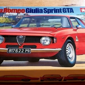  アルファロメオ GTA TAMIYA 1/24 Alfa Romeo Giulia Sprint GTA タミヤ完成品 の画像9