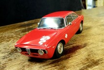  アルファロメオ GTA 1300 ジュニア １/24 グンゼ 完成品　素人素組　Alfa Romeo GTA1300 Junior_画像2