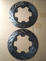 ヤマハ FZ250フェーザー 1HX/1KG 純正フロントディスクローター ブレーキディスク左右セット 直径245mm 厚さ約4.0mm YAMAHAフェザー_画像1