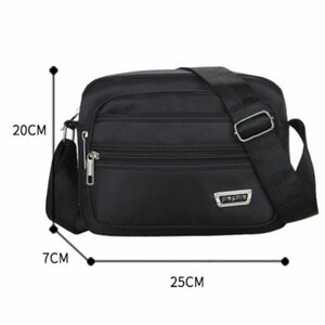  shoulder bag black lady's men's high capacity diagonal .. smaller brand light weight largish outdoor robust Korea sport Street series 