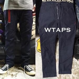 ［極美品／完売モデル］M《★ WTAPS ★》ミリタリーワークチノパンツ ダブルタップス BUDS SKINNY ネイバーフッド WTVUA ネイビー NAVY 