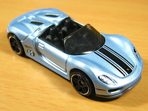 即決! EXOTICS 5 PACK限定カラー 2015 HW Loose ☆ ポルシェ 918 スパイダー 青銀 PORSCHE 918 SPYDER