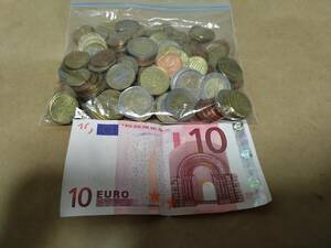 ユーロ　外国のお金　紙幣　硬貨　海外　外貨　おまとめセット