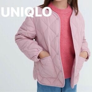 UNIQLO ユニクロ　ウォームパテットウォッシャブルカーディガン　キルティングジャケット　140cm