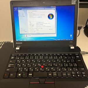 Lenovo ThinkPad Core i3 E-130 windows7 （仮想98 2000 xp)