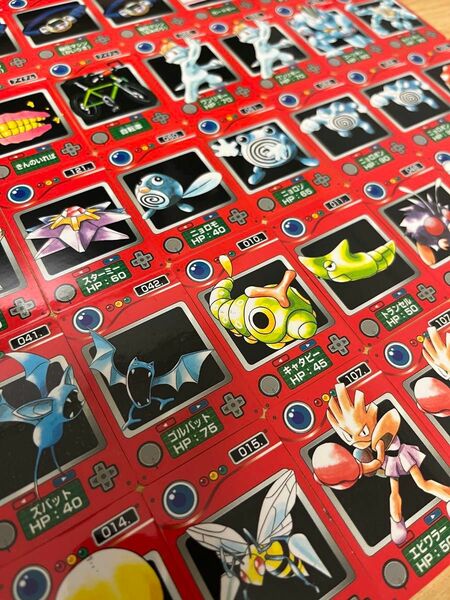 【希少】当時物 ポケモン 図鑑 ミニカード 72枚セット