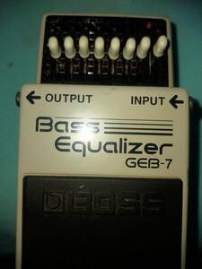 BOSS　GEB-7　BASS　グラフィックイコライザー　中古