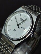 SEIKO SQ　セイコーエスキュー　クオーツ　デイデイト　メンズ腕時計　純正ブレス　箱、保証書付き　稼働品　 394　bx-5_画像3