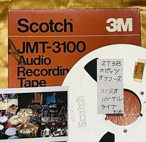 【2T38】スピッツ スタジオリハーサル、オフコース　スタジオライブScotch JMT3100使用済④_画像3