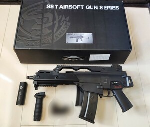 【動作快調】 S&T　G36C　電動ガン　サイレンサー　東京マルイ多弾マガジン　フォアグリップ