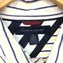 古着 00年代 トミーヒルフィガー TOMMY HILFIGER 長袖 ボタンダウンストライプシャツ メンズXL /eaa422140_画像3