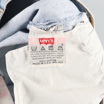 古着 90年代 リーバイス Levi's リーバイス501 FOR WOMAN ストレートデニムパンツ USA製 レディースL(w31) ヴィンテージ /eaa408561_画像4