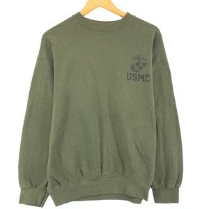 古着 アメリカ海兵隊 USMC プリントスウェットシャツ トレーナー メンズXL /eaa389385