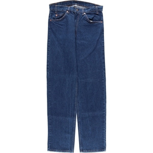 古着 濃紺 90年代 リーバイス Levi's 505 テーパードデニムパンツ USA製 メンズw33 ヴィンテージ /eaa424184