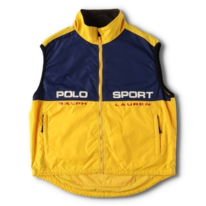 古着 90~00年代 ラルフローレン Ralph Lauren RLX POLO SPORT ポロスポーツ ナイロンベスト メンズXL /evb004491