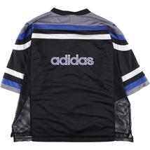 古着 90年代 アディダス adidas メッシュ切替 半袖 ジャージ トラックジャケット メンズL ヴィンテージ /eaa425126_画像2