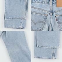 古着 90年代 リーバイス Levi's 565 ストレートデニムパンツ USA製 レディースL(w28) ヴィンテージ /eaa424127_画像10