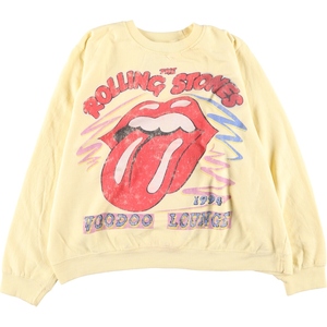 古着 THE ROLLING STONES ザローリングストーンズ バンド スウェットシャツ トレーナー レディースM /eaa411034