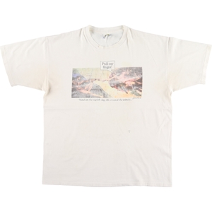 古着 90年代 HIGH COTTON INK ミケランジェロ アダムの創造 パロディ アートTシャツ USA製 メンズXL ヴィンテージ /eaa422875