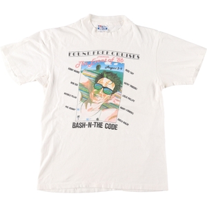 古着 80年代 ヘインズ Hanes BASH-N-THE CODE バッシュアンドザコード バンドTシャツ バンT USA製 メンズM ヴィンテージ /eaa427800
