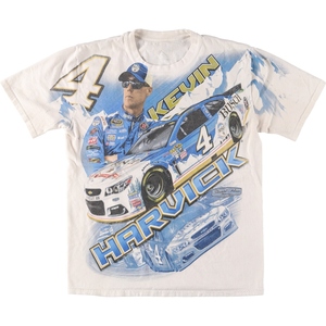 古着 NASCAR ナスカー 両面プリント 大判プリント レーシング モーターサイクル バイクTシャツ メンズM /eaa424770