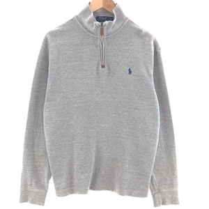  old clothes Ralph Lauren Ralph Lauren POLO RALPH LAUREN half Zip sweatshirt sweatshirt men's M /eaa391292