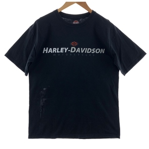 古着 00年代 ハーレーダビッドソン Harley-Davidson 両面プリント モーターサイクル バイクTシャツ メンズM /eaa381718