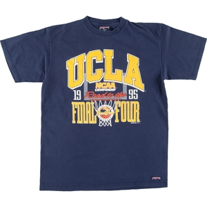 古着 90年代 ジャンスポーツ JANSPORT UCLA カリフォルニア大学ロサンゼルス校 カレッジTシャツ USA製 メンズL ヴィンテージ /eaa425393