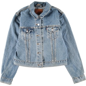 古着 90年代 リーバイス Levi's 77597-0220 デニムジャケット Gジャン USA製 レディースM ヴィンテージ /eaa427477