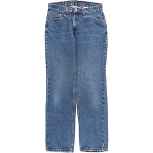 古着 00年代 リーバイス Levi's 505 LOW RISE STRAIGHT LEG テーパードデニムパンツ USA製 レディースXL(w31) ヴィンテージ /eaa428802