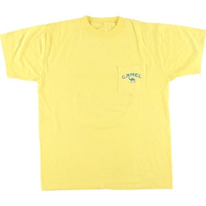 古着 80年代 CAMEL キャメル バックプリント アドバタイジングTシャツ メンズL /eaa427984