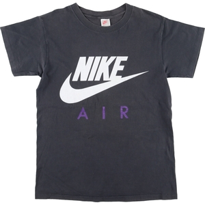 古着 90年代 ナイキ NIKE 銀タグ AIR ロゴプリントTシャツ USA製 メンズL ヴィンテージ /eaa428548