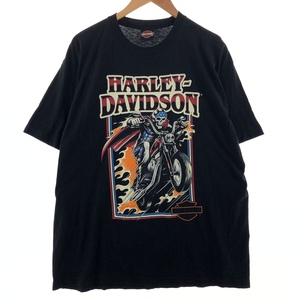 古着 ハーレーダビッドソン Harley-Davidson 両面プリント モーターサイクル バイクTシャツ メンズXL /eaa382816