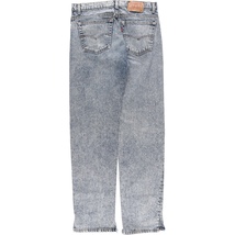 古着 リメイク リーバイス Levi's 505 ケミカルウォッシュ テーパードデニムパンツ USA製 メンズw33 /eaa424071_画像2